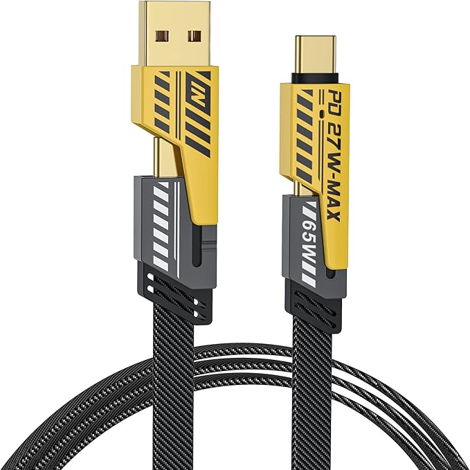 متعدد الاستخدام 4 في 1 USB كابل معدن من الخارج نحاس من الداخل